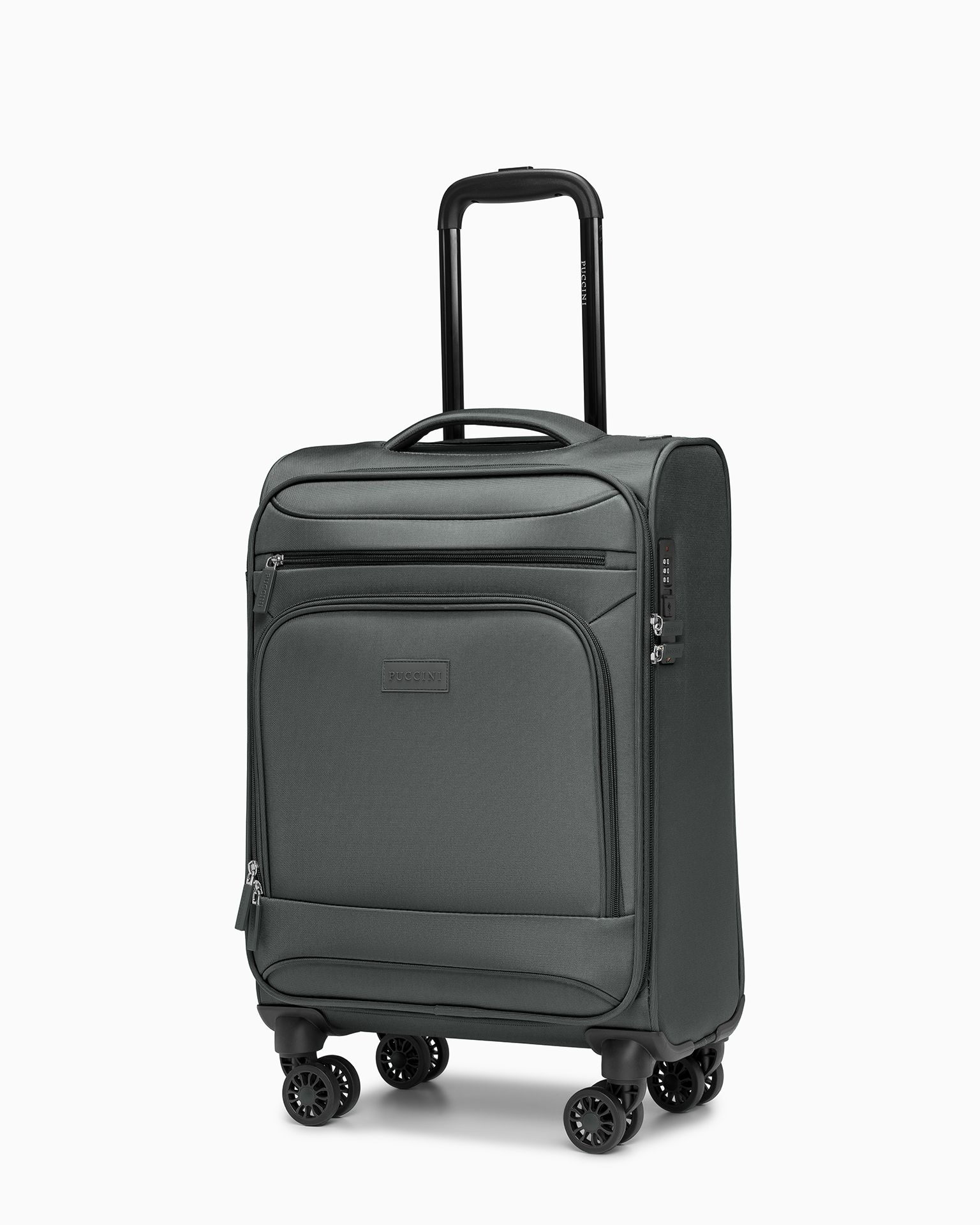 Walizka kabinowa miękka szara