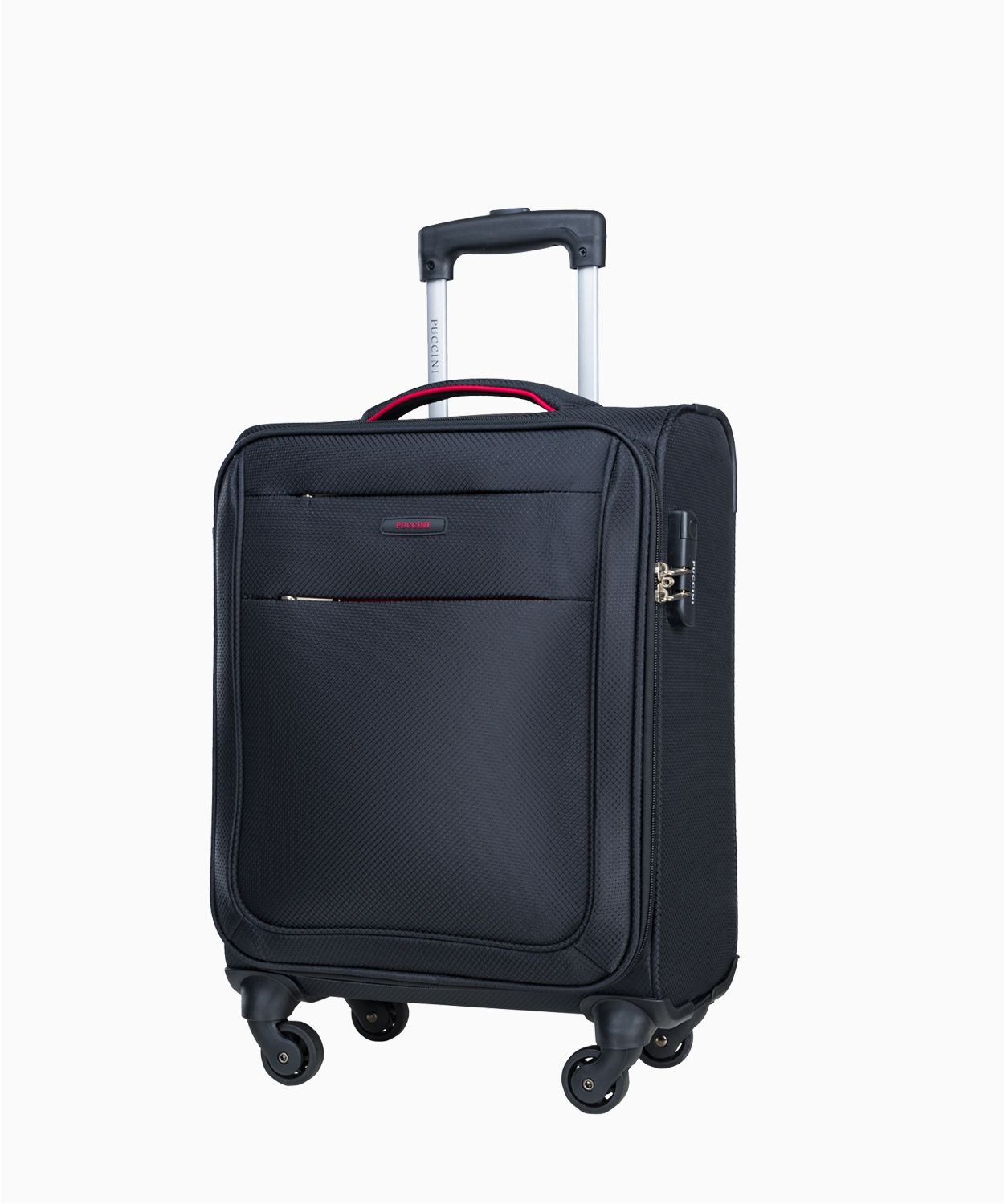 Kabinowa czarna walizka miękka