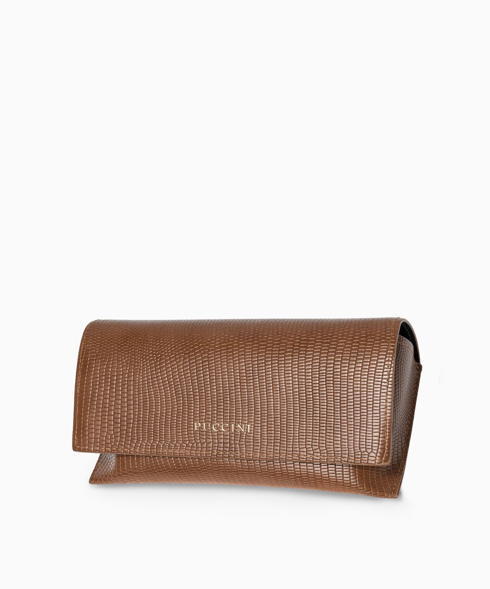 Etui na okulary brązowe