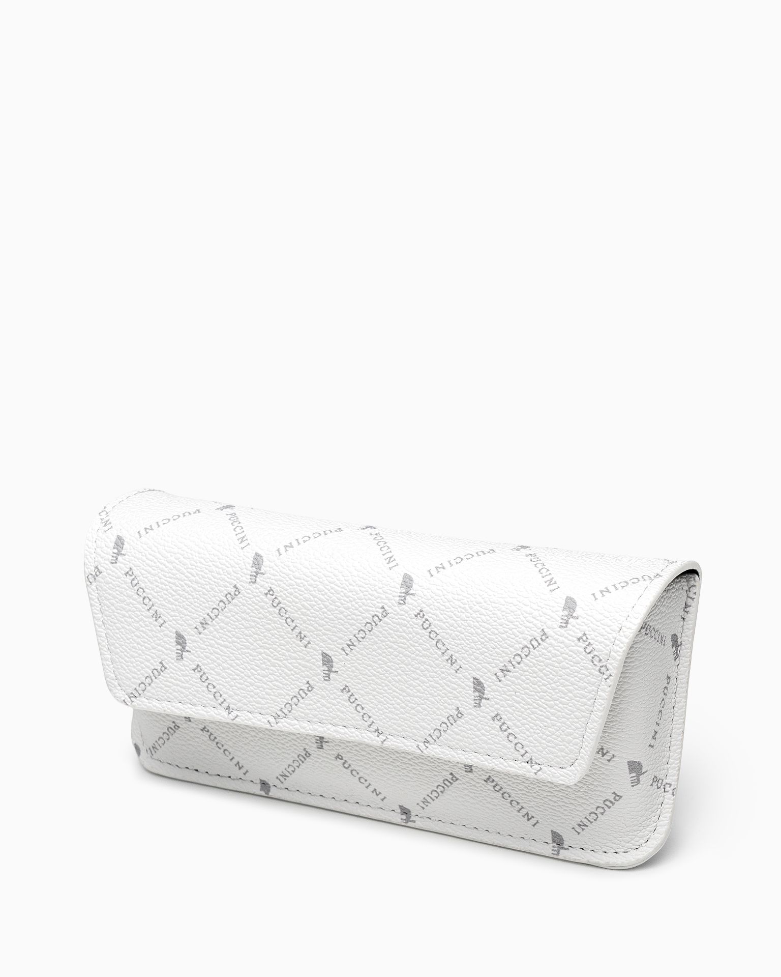 Etui na okulary monogram biały