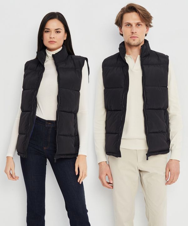 Pikowana kamizelka czarna rozmiar L