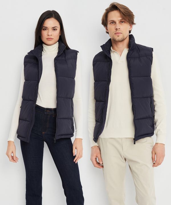 Pikowana kamizelka granatowa rozmiar XL