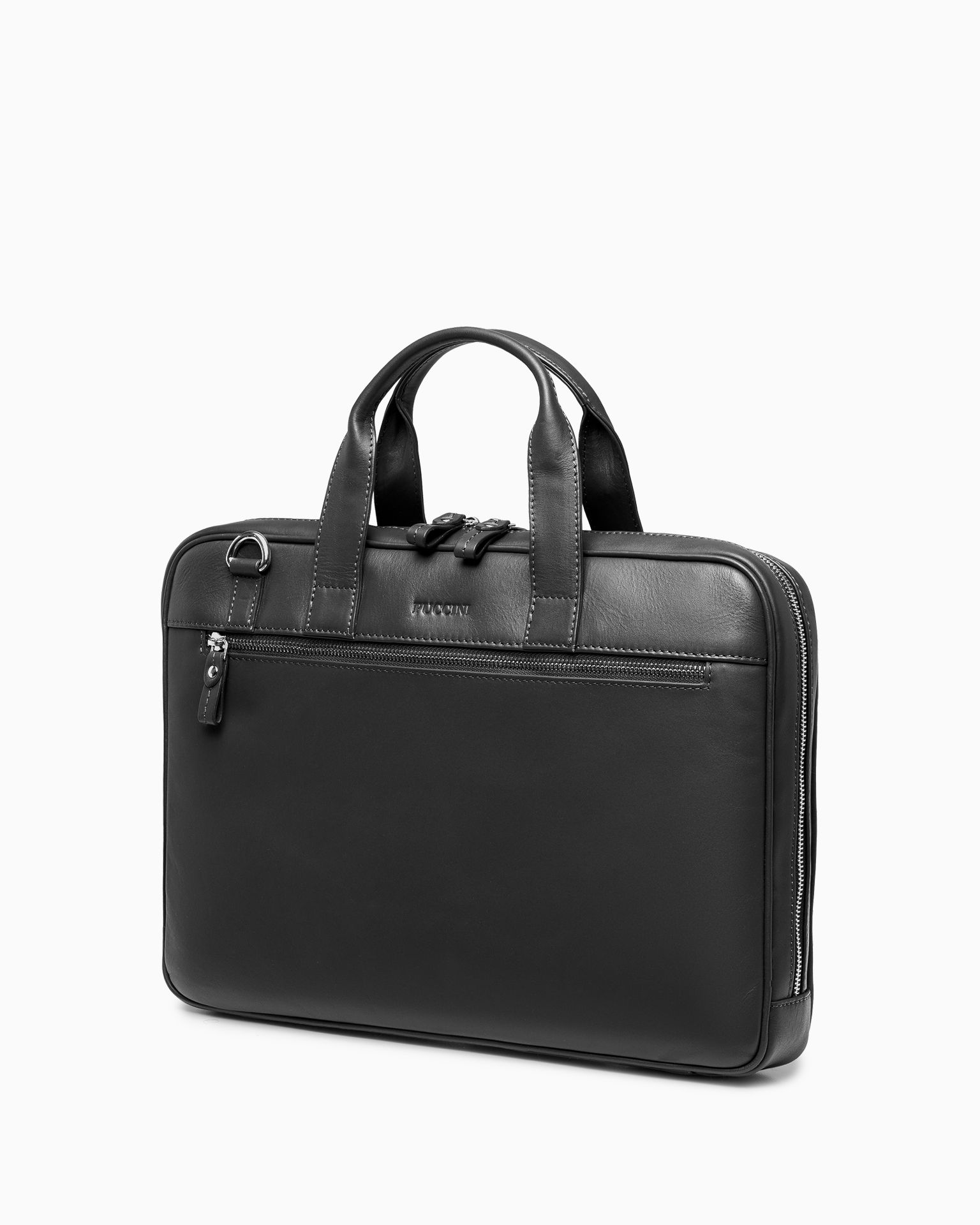 Skórzana torba na laptopa 15,6 cala jednokomorowa - Sklep Puccini