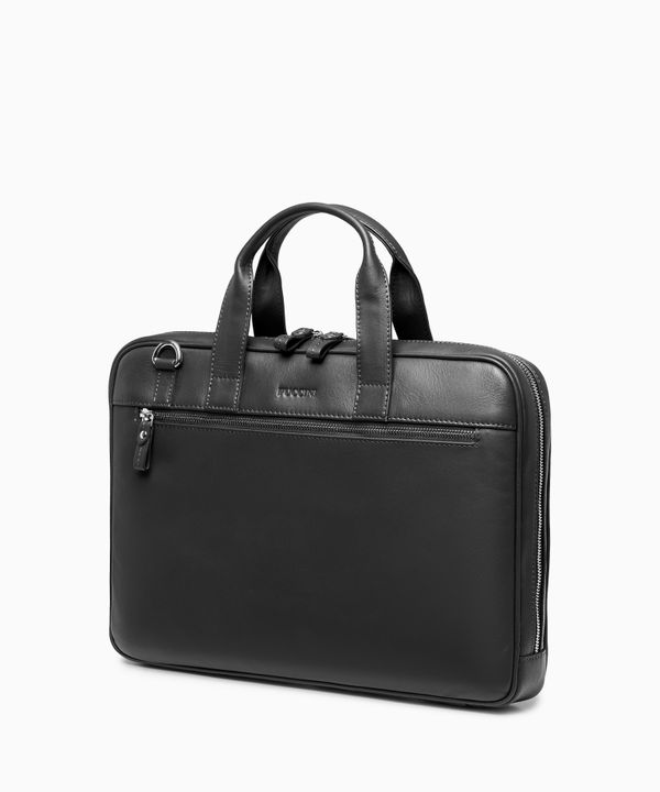 Skórzana torba na laptopa 15,6 cala jednokomorowa