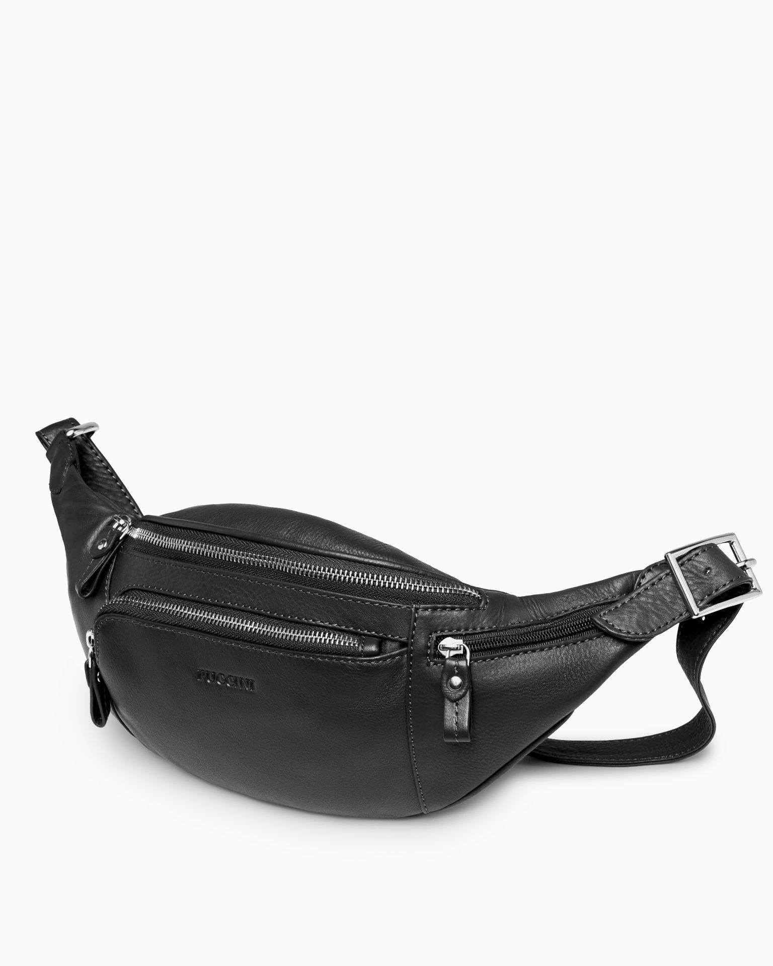 Skórzana nerka czarna 