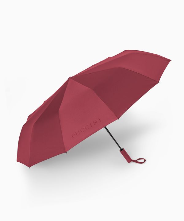 Parasol Składany Automatyczny z Filtrem UV Bordowy