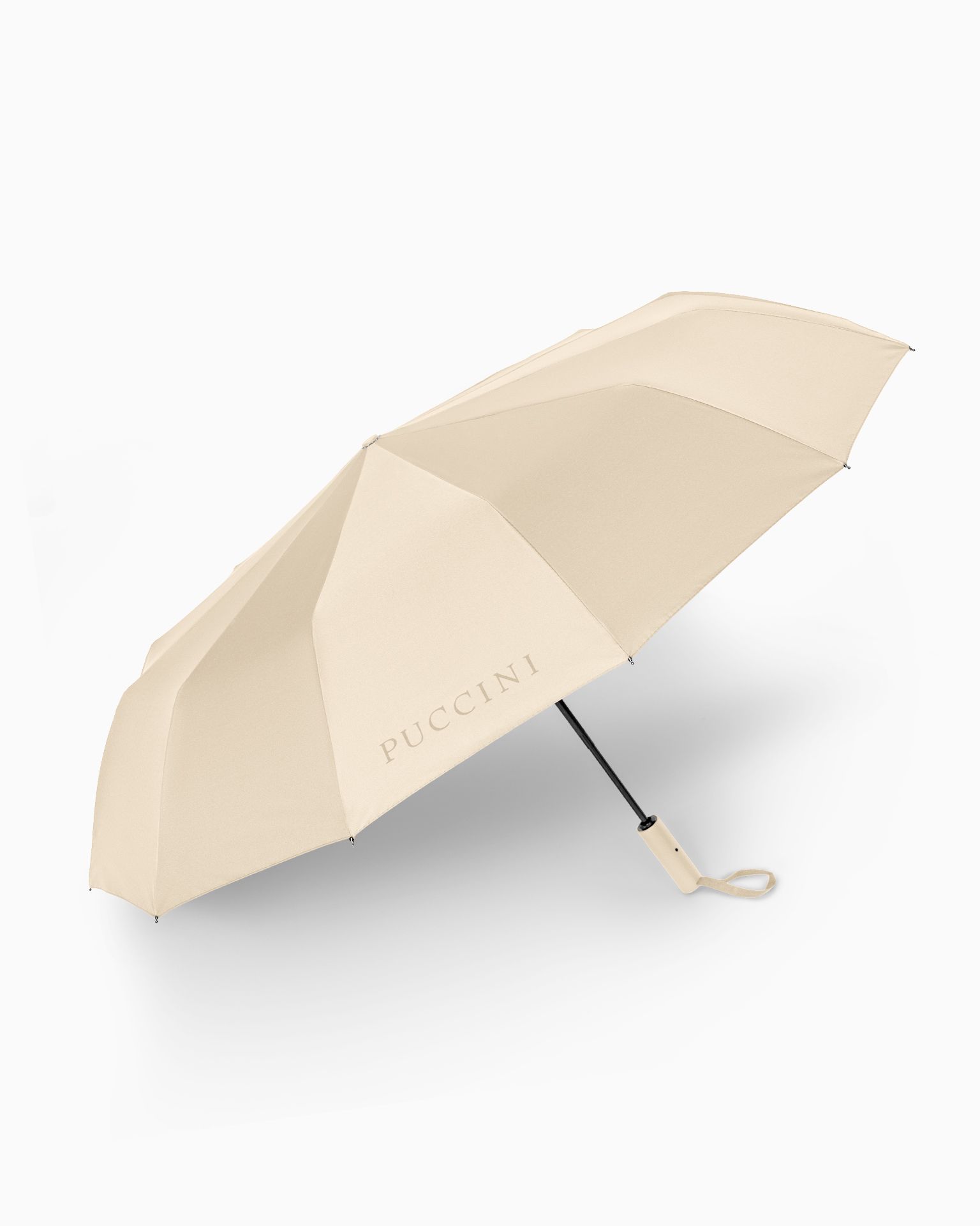 Parasol Składany Automatyczny z Filtrem UV Beżowy