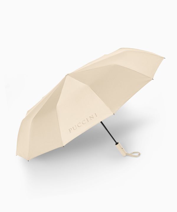 Parasol Składany Automatyczny z Filtrem UV Beżowy