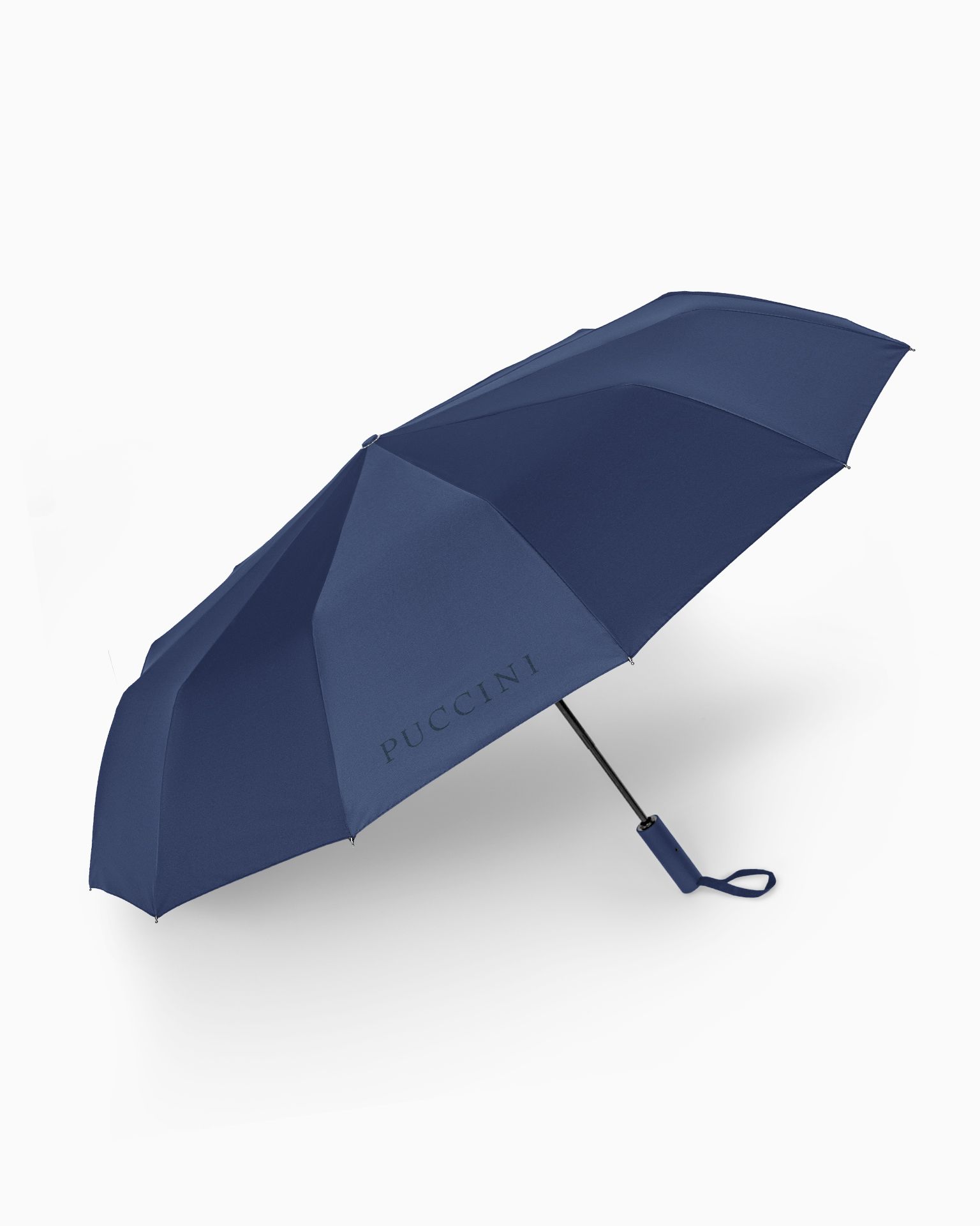 Parasol Składany Automatyczny z Filtrem UV Granatowy