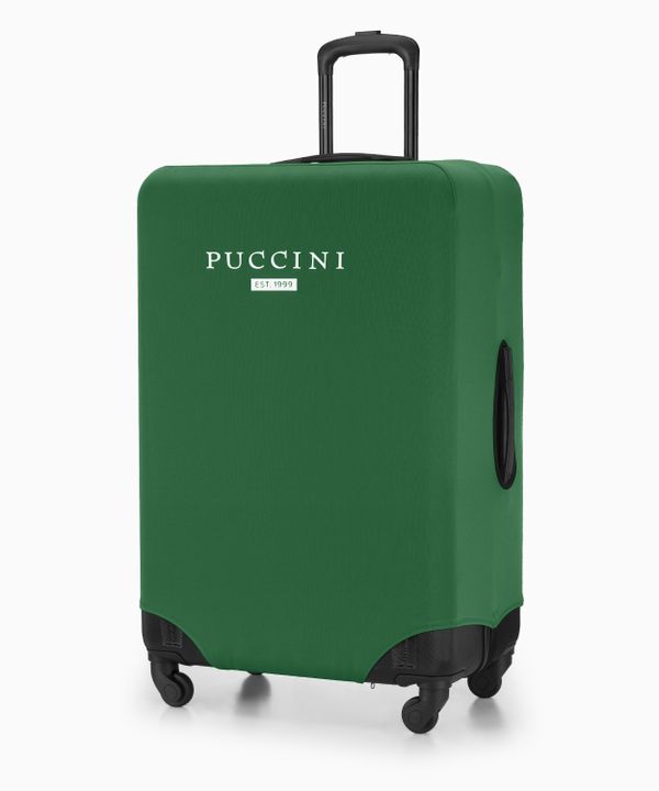 Pokrowiec ochronny na dużą walizkę zielony