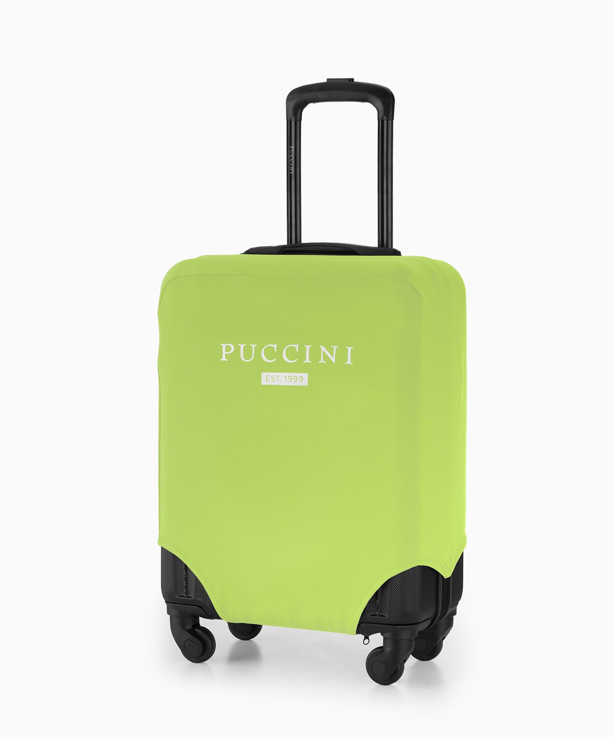 Pokrowiec ochronny na małą walizkę limonkowy