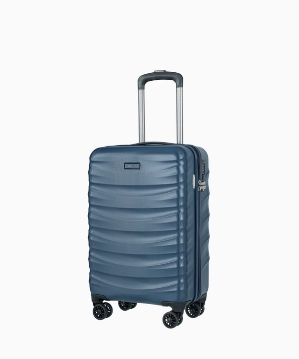 Kabinowa walizka z poliwęglanu granatowa