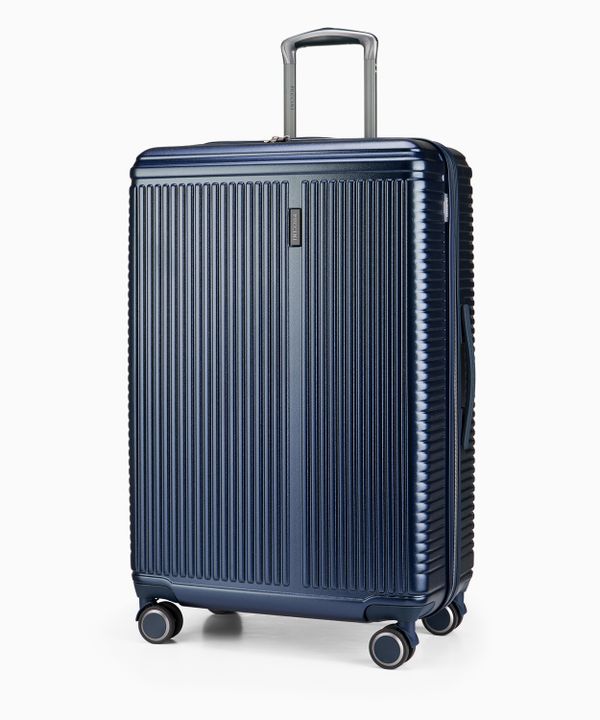 Duża walizka ciemnoniebieska