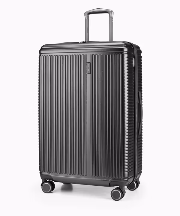 Duża walizka antracytowa