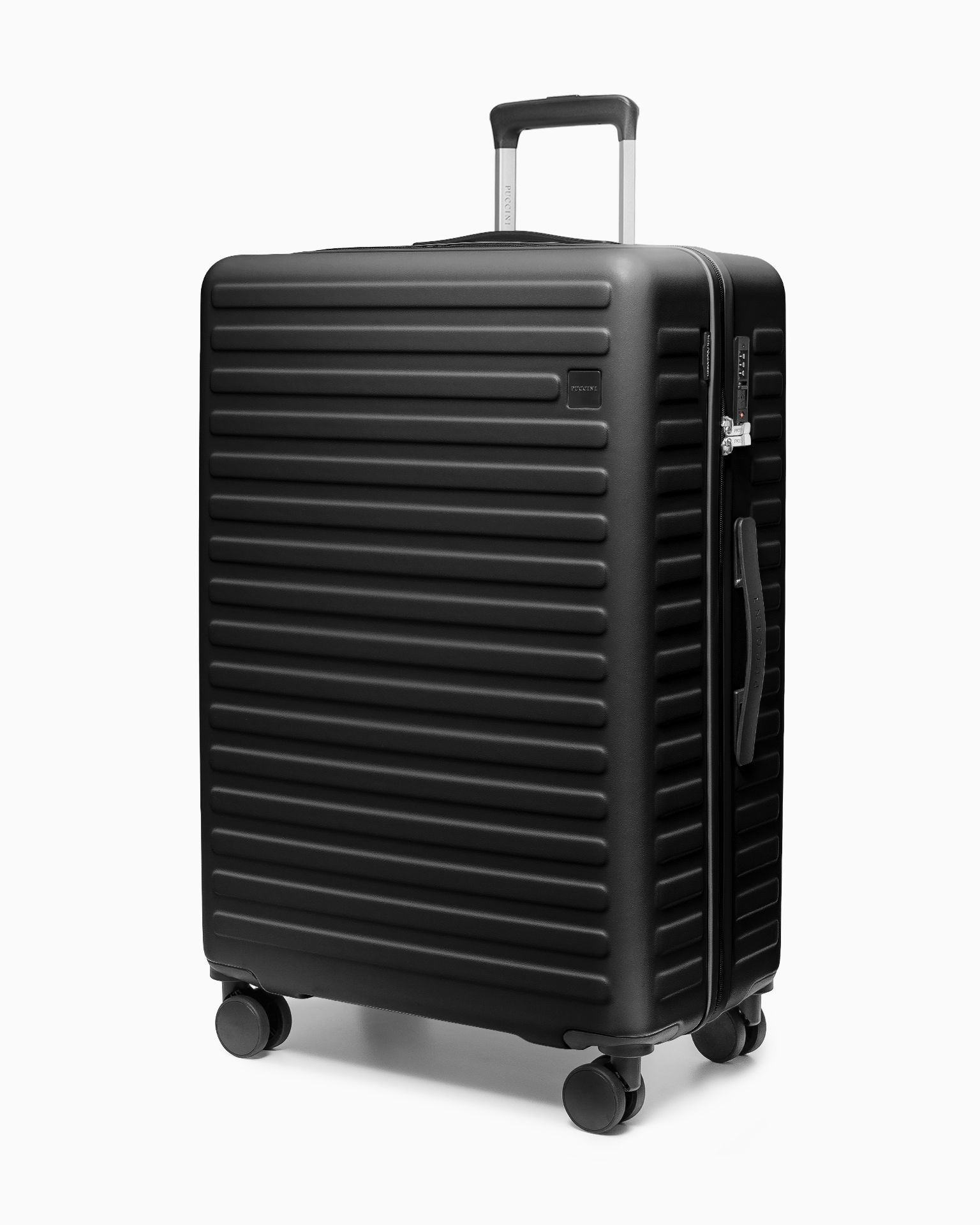 Walizka duża na kółkach z poliwęglanu czarna