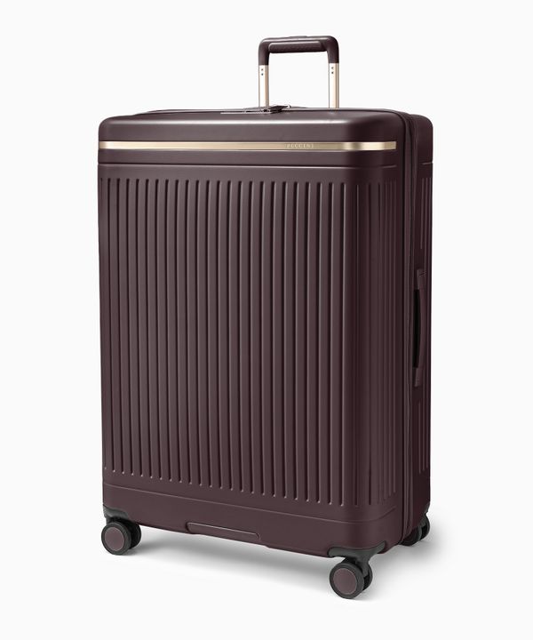 Walizka duża z poliwęglanu brązowa