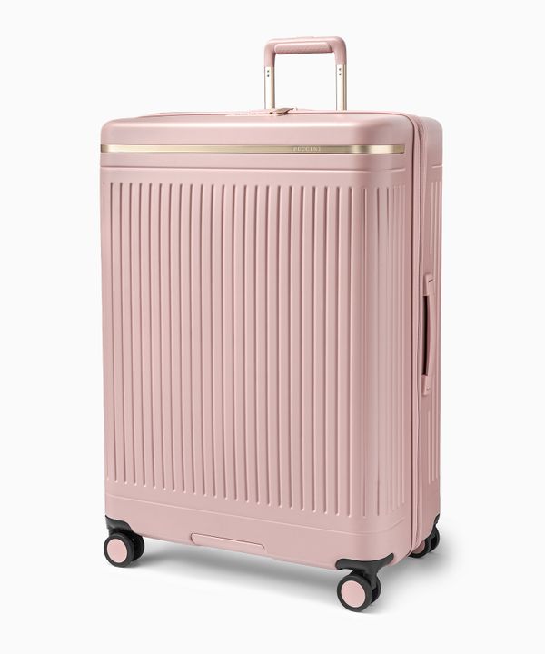 Walizka duża z poliwęglanu różowa