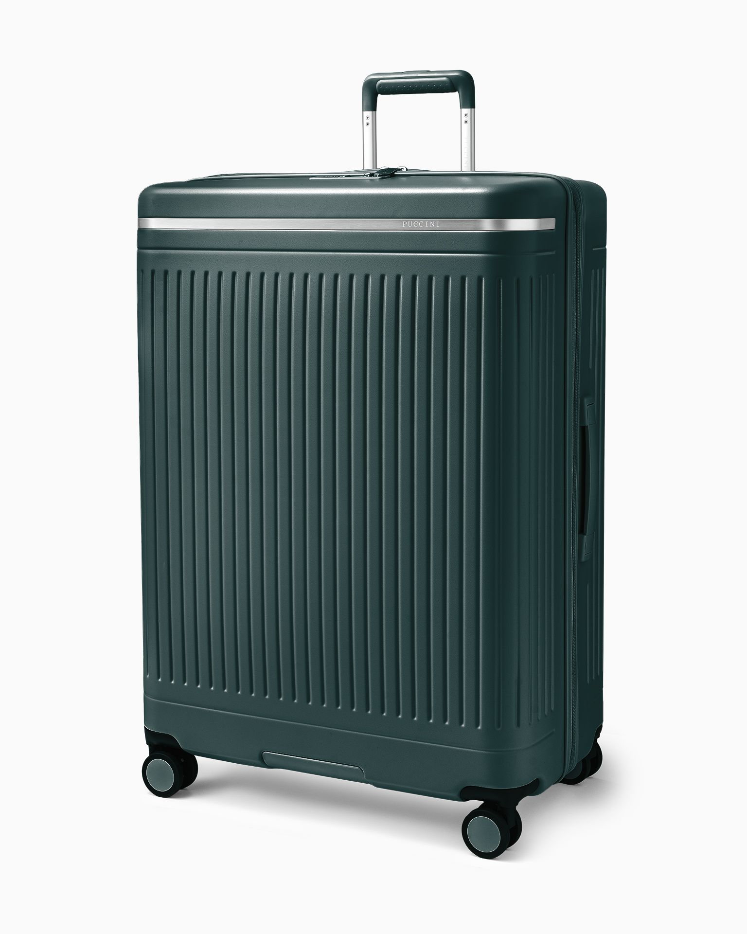 Walizka duża z poliwęglanu zielona