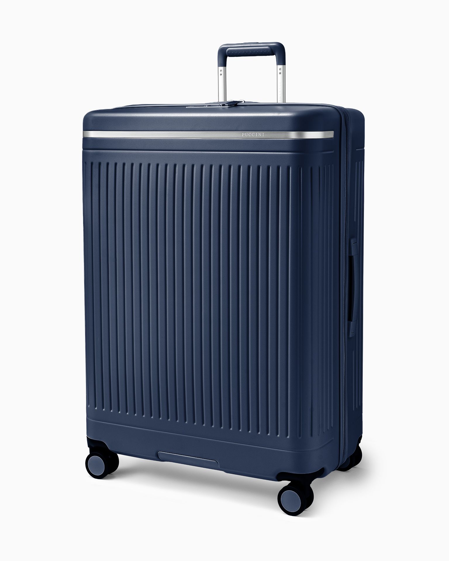 Walizka duża z poliwęglanu granatowa