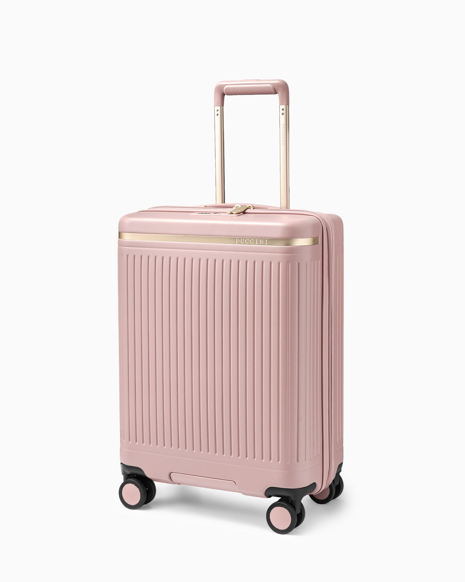 Walizka kabinowa z poliwęglanu różowa