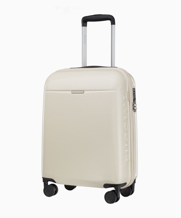 Kabinowa biała walizka z policarbonu