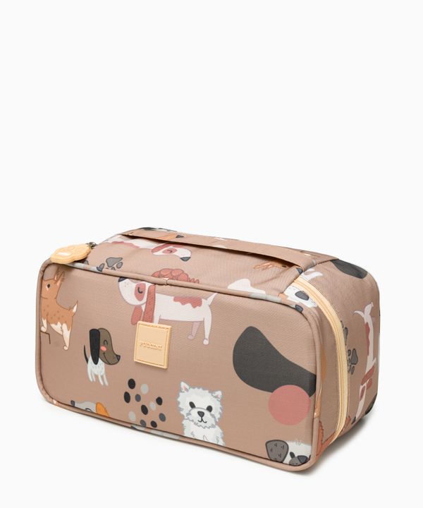 Organizer dla dzieci brązowy psy