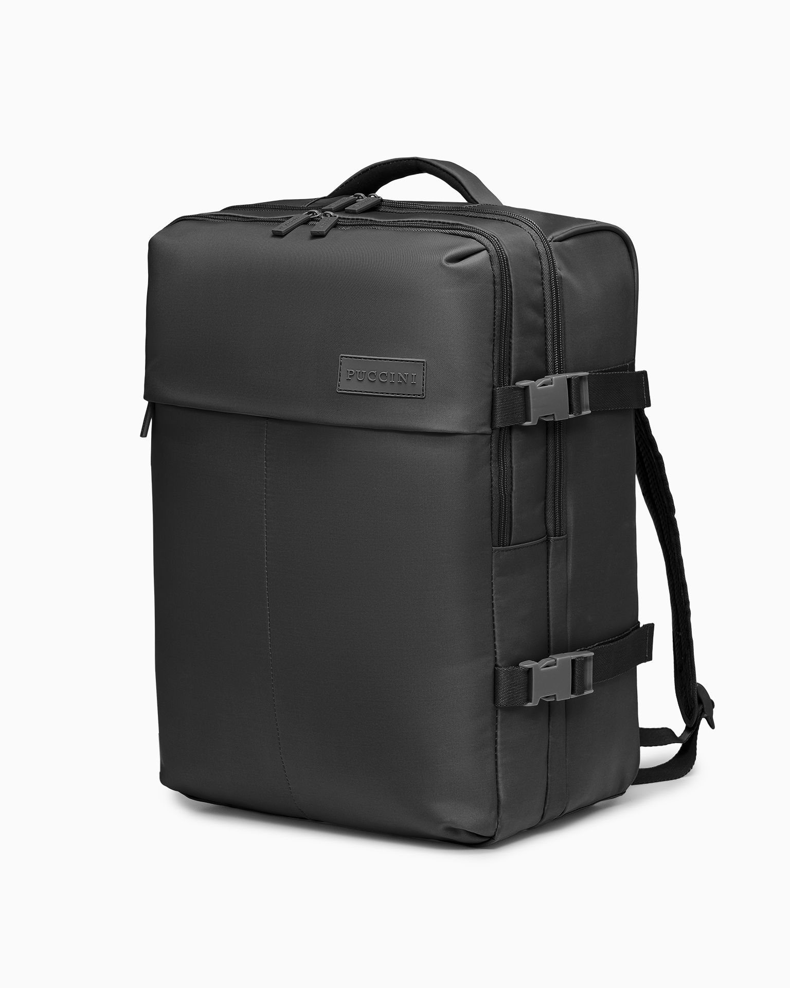 Plecak podróżny z kieszenią na laptopa 15,6 cali czarny