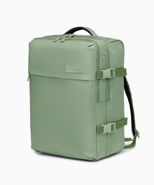 Plecak podróżny z kieszenią na laptopa 15,6 cali zielony