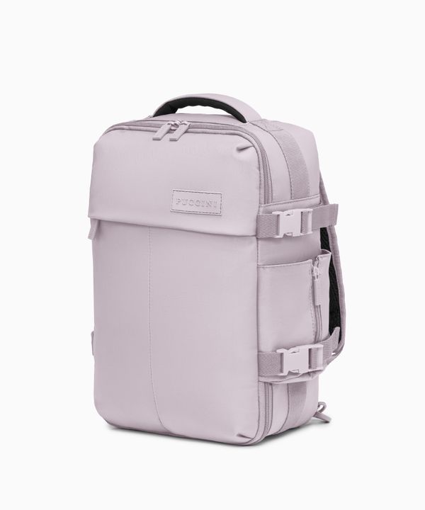 Plecak podróżny do samolotu różowy