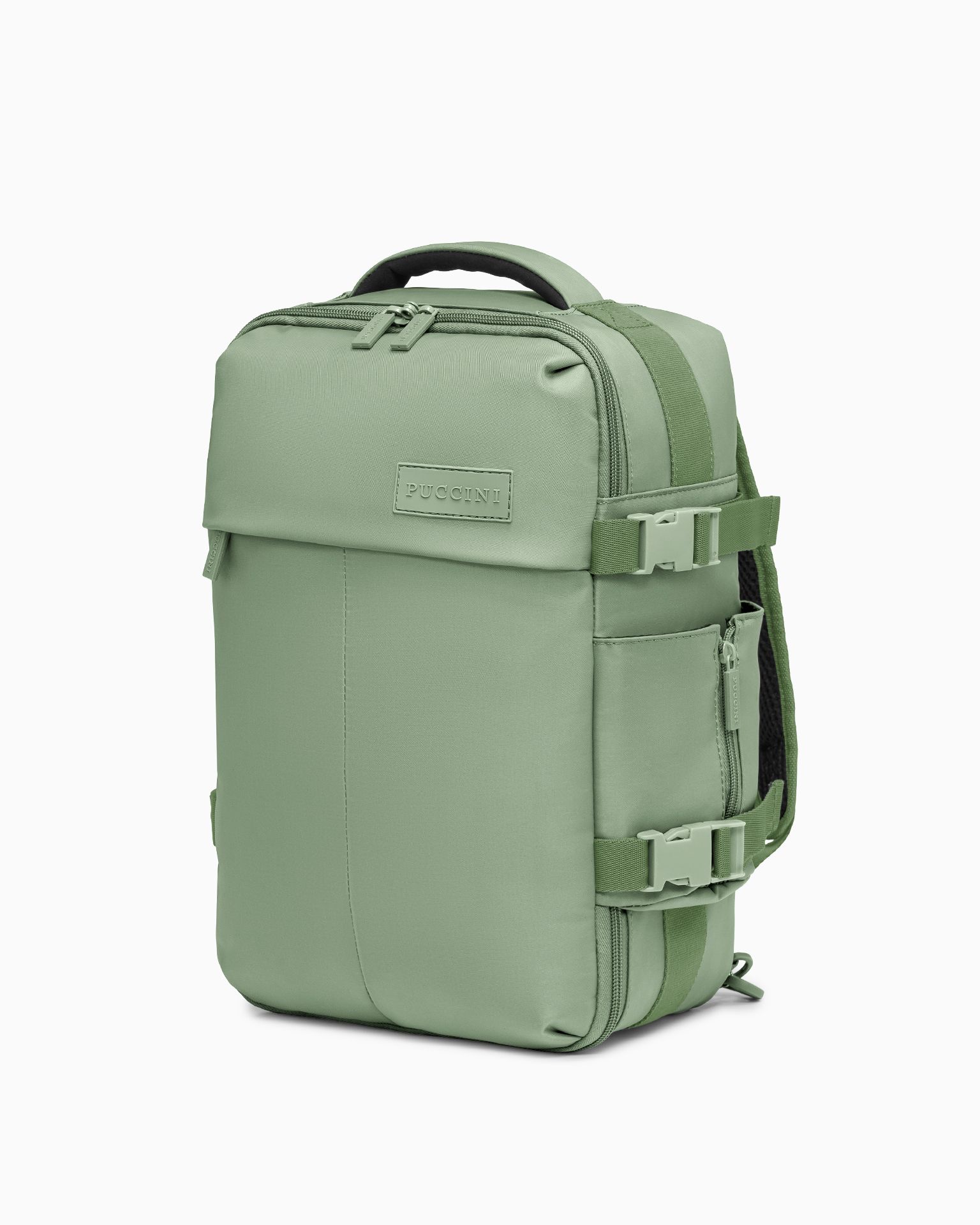 Plecak podróżny do samolotu zielony