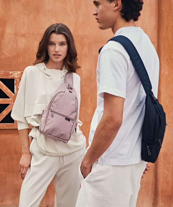 Sling Bag Plecak Crossbody Różowy