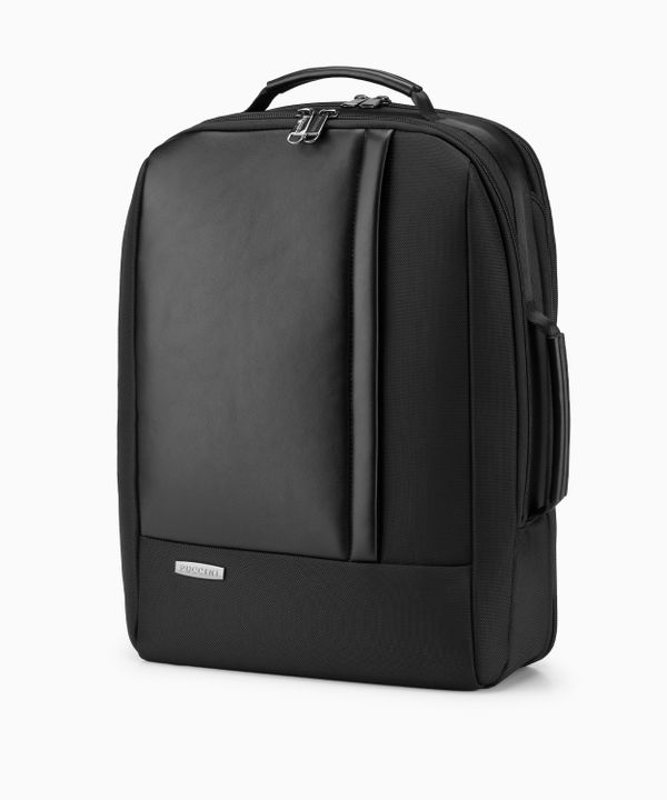 Czarny plecak z kieszenią na laptopa 15 cali
