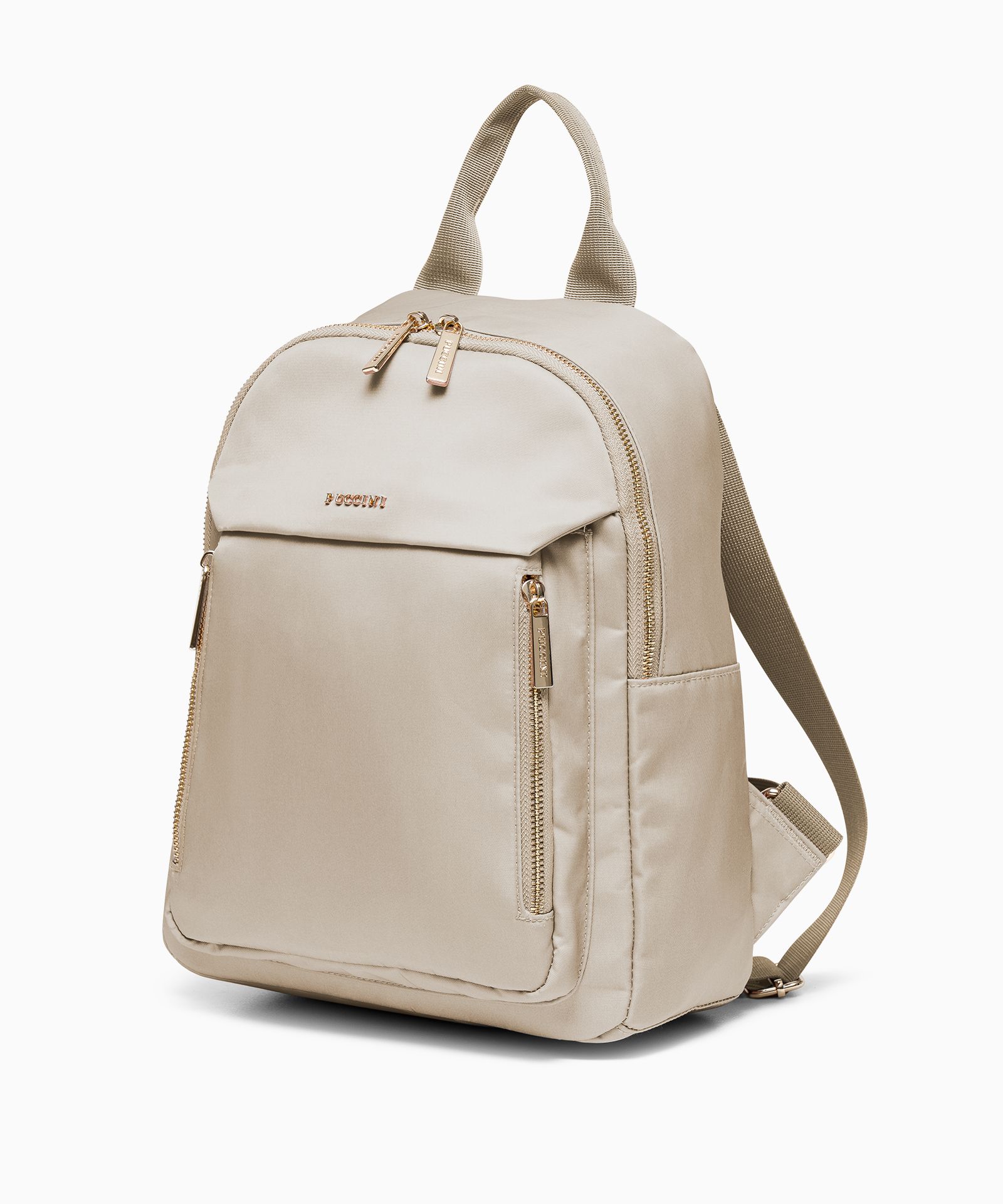 Miejski plecak damski beżowy