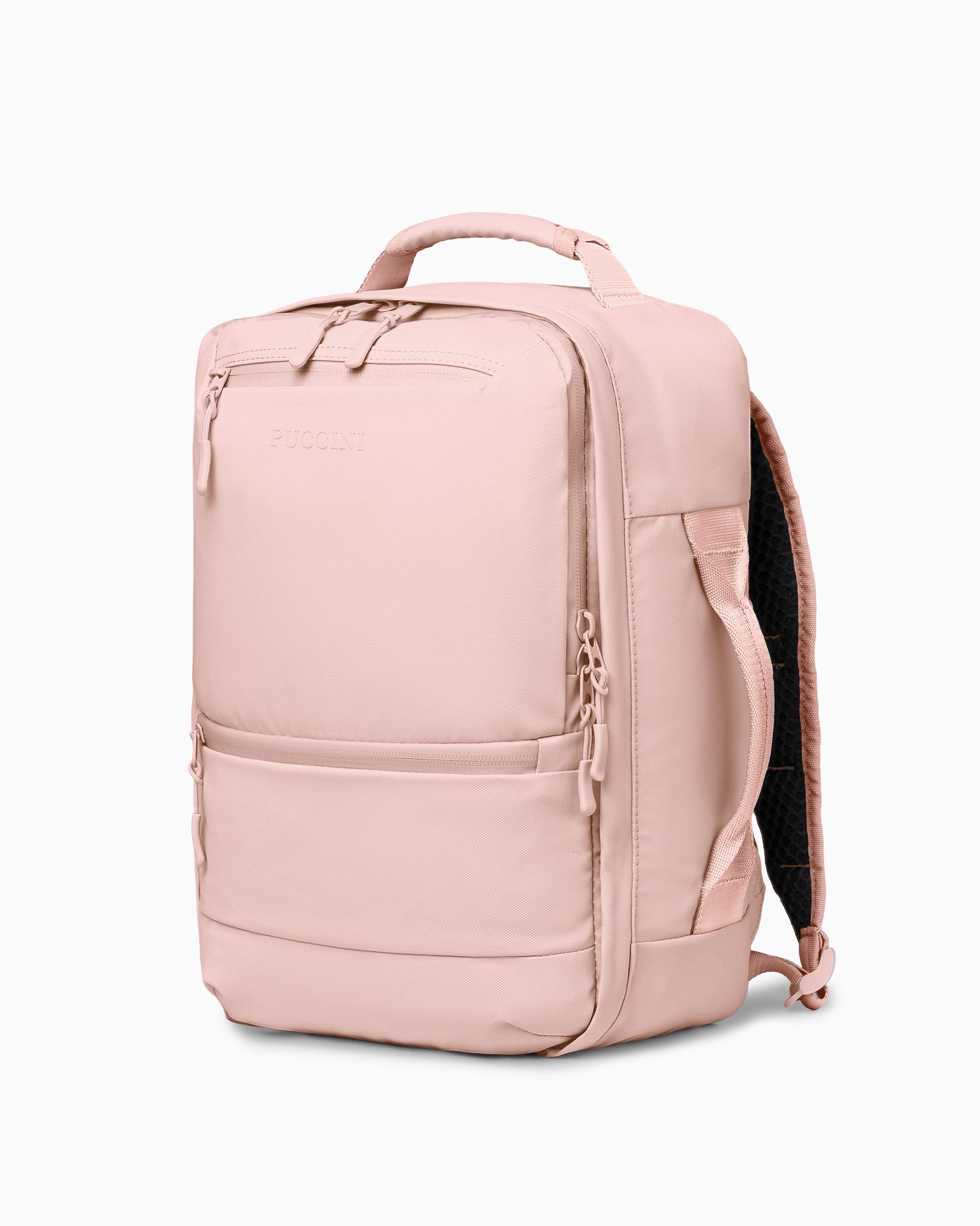 Plecak podróżny do samolotu różowy