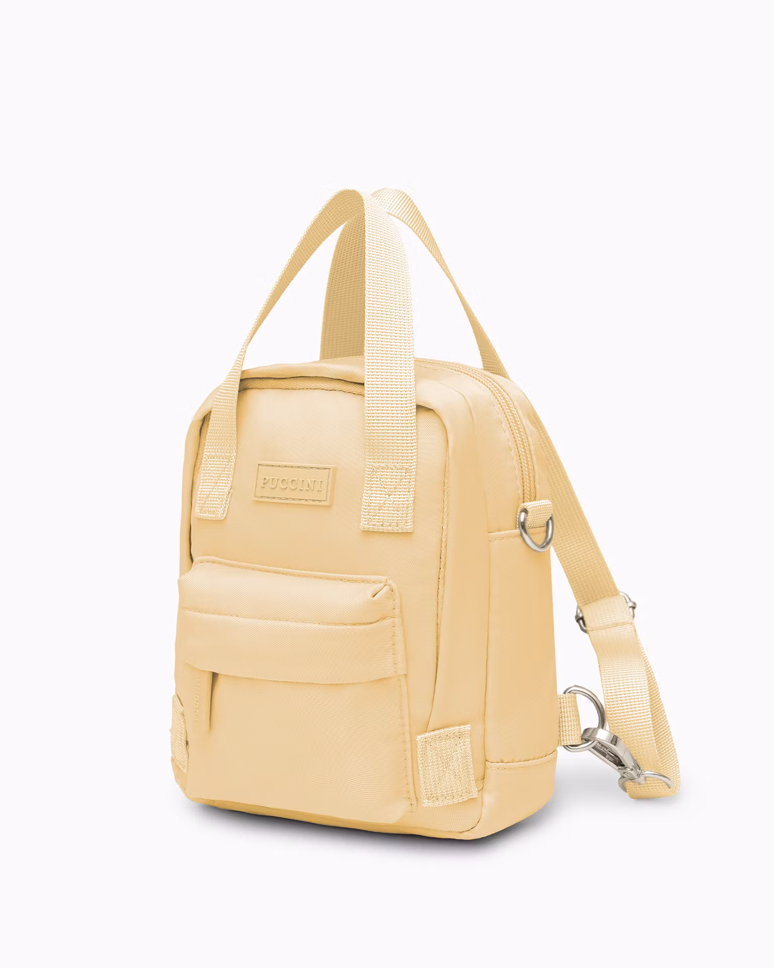 Plecak z torebką 2w1 mini żółty