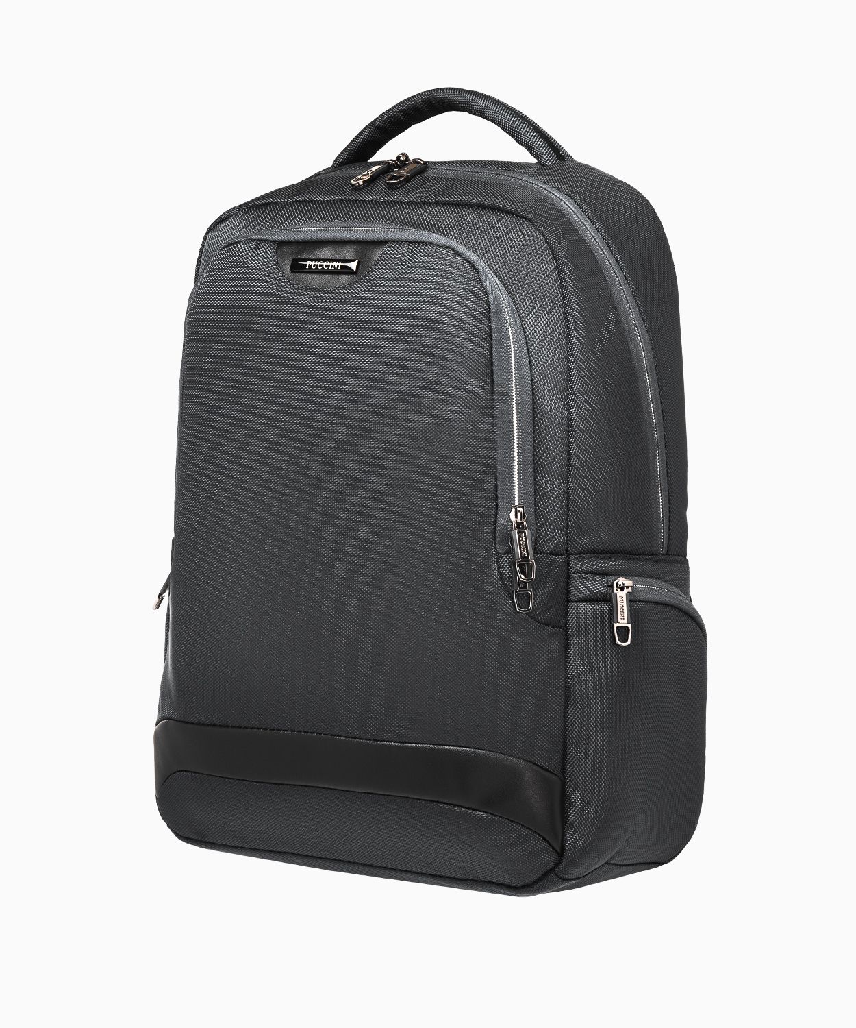 Miejski plecak czarny z kieszenią na laptopa 15 cali