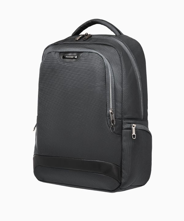 Miejski plecak czarny z kieszenią na laptopa 15 cali