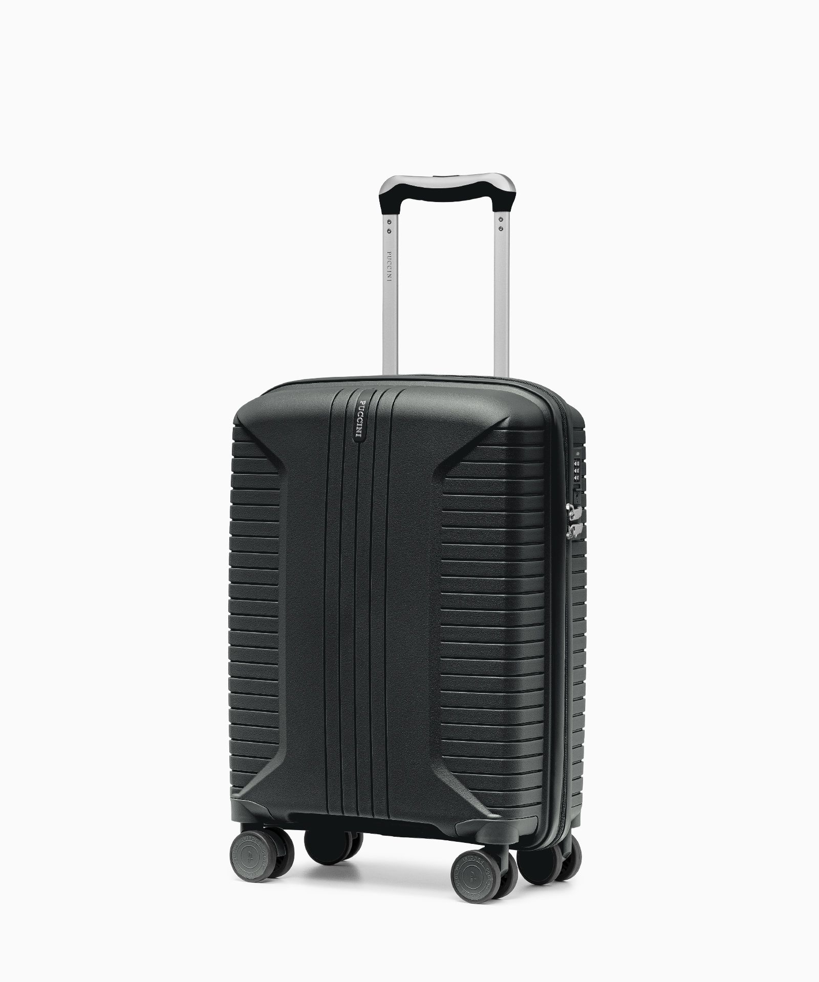 Walizka kabinowa na kółkach z polipropylenu czarna