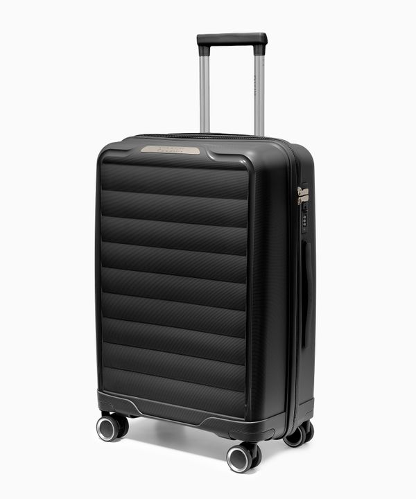 Walizka średnia z polipropylenu czarna