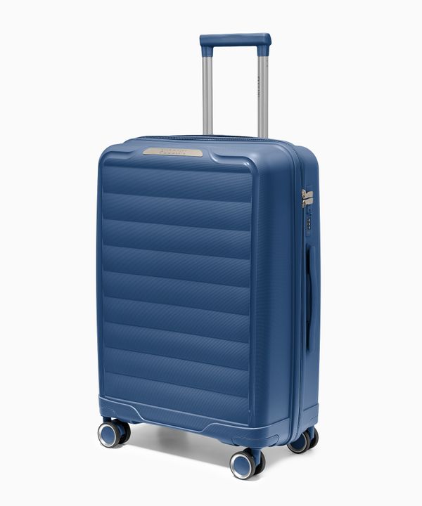 Walizka średnia z polipropylenu granatowa