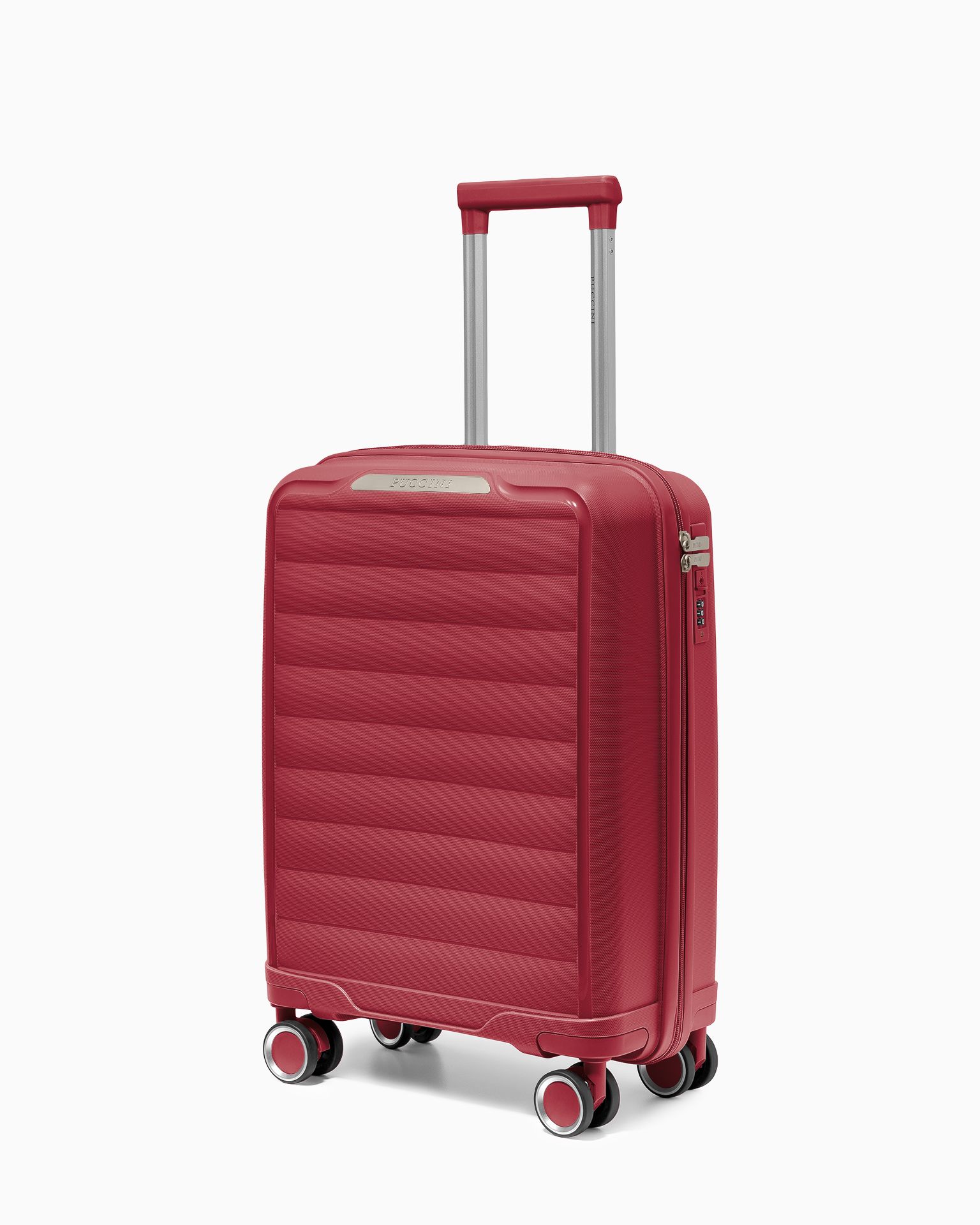 Walizka kabinowa z polipropylenu czerwona