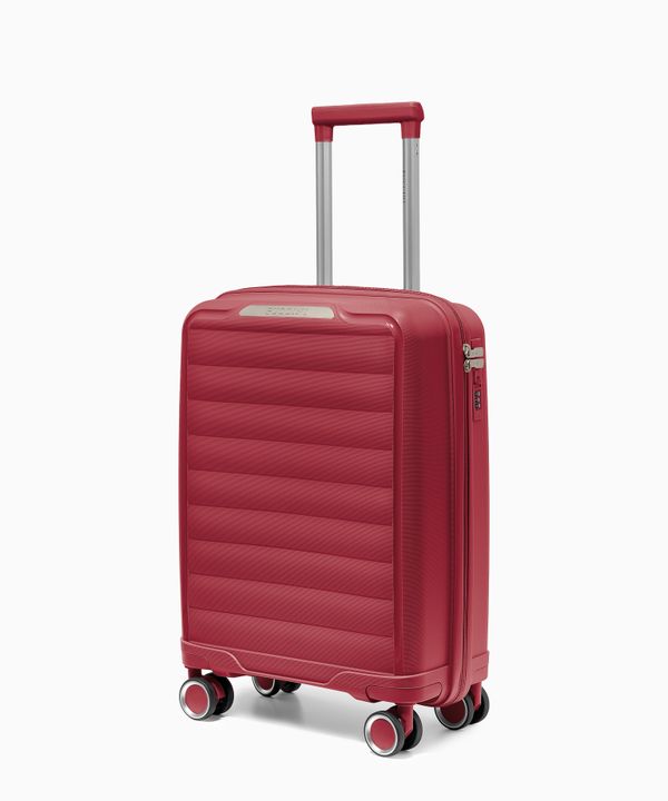 Walizka kabinowa z polipropylenu czerwona