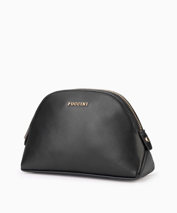 Kosmetyczka półokrągła - czarna