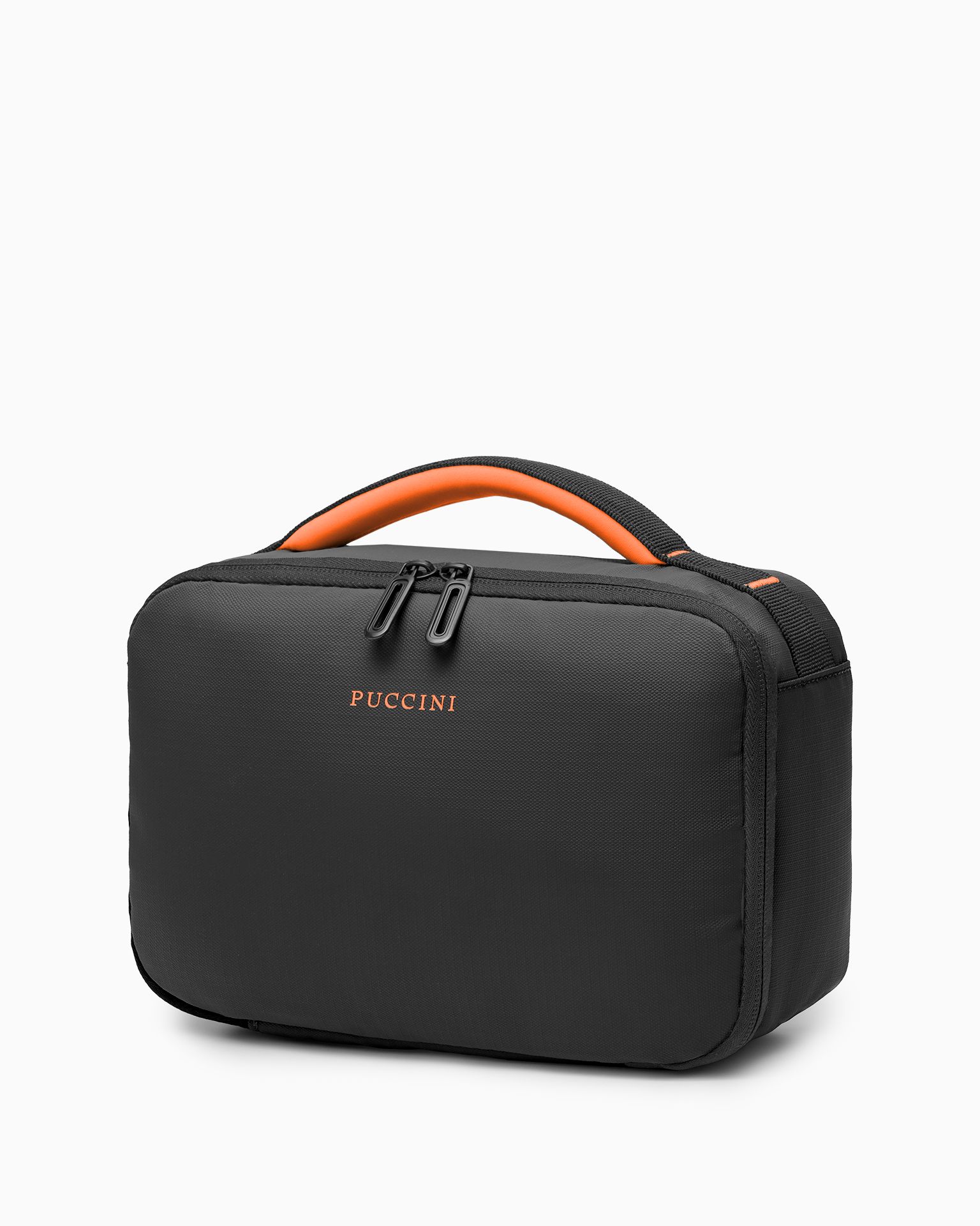 Kosmetyczka z wodoodporną kieszenią czarna