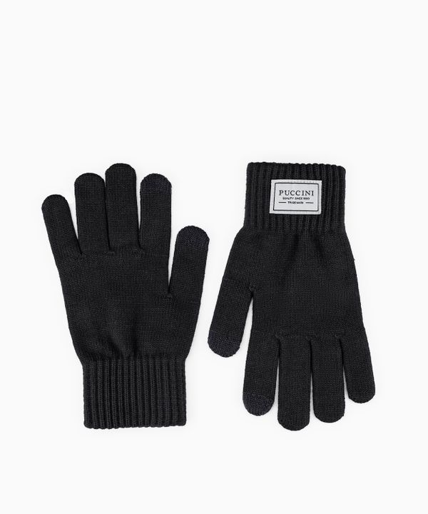 Rękawiczki dzianinowe czarne