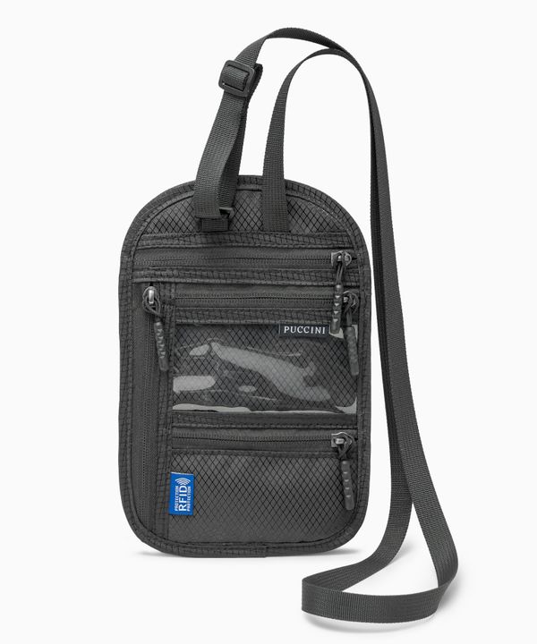 Saszetka na dokumenty czarna