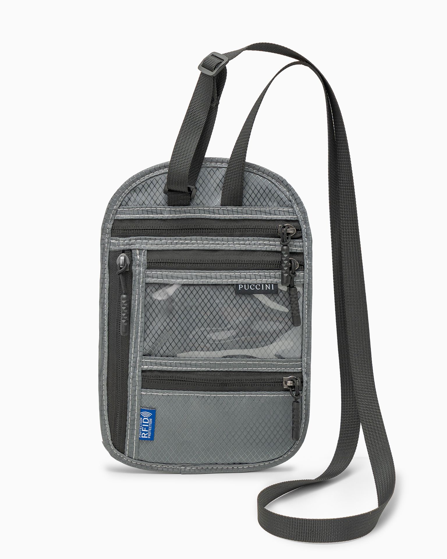 Saszetka na dokumenty szara