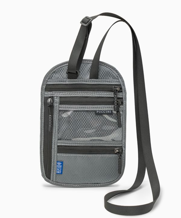 Saszetka na dokumenty szara