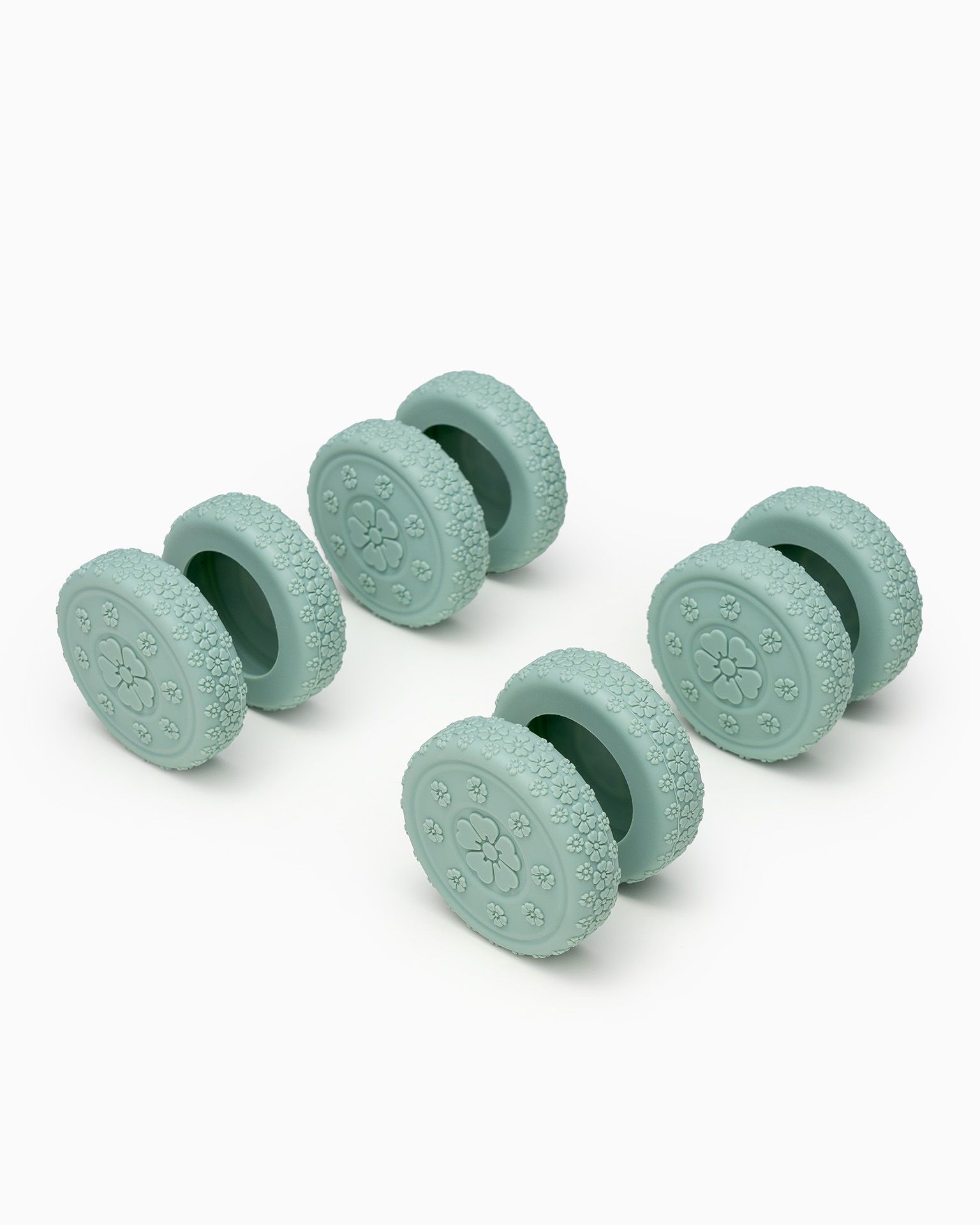 Ochraniacze na koła walizki zielone