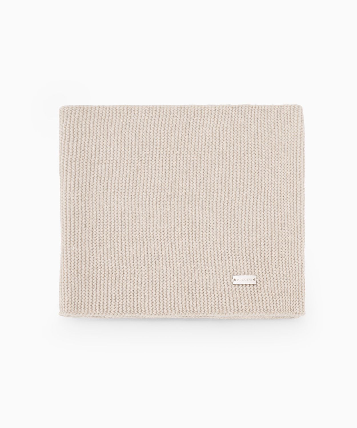 Szalik komin beżowy oversize